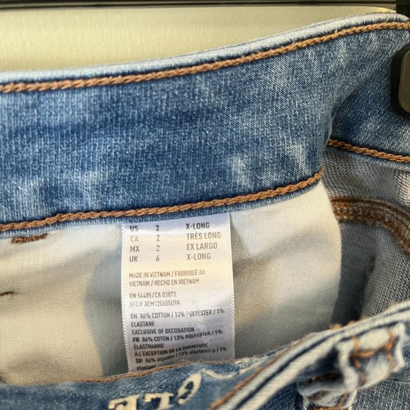 American Eagle Light Wash Jeggings - Picture 6 of 7